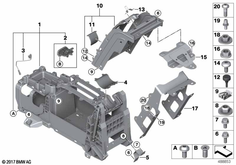 Центральная консоль Зд