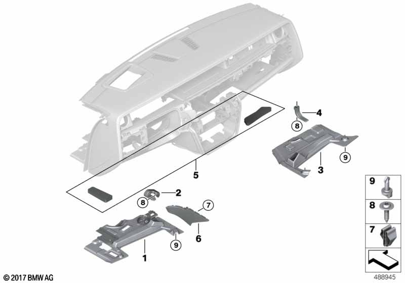 Обшивка пространства для ног