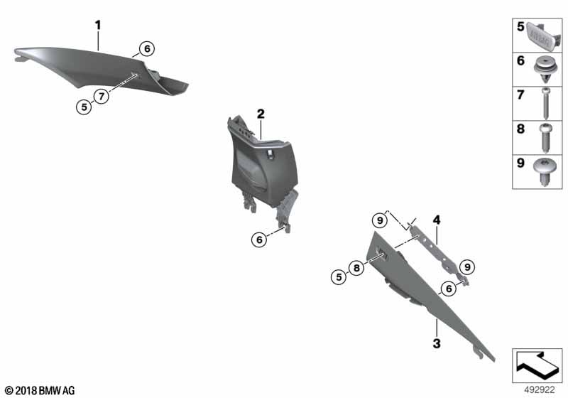 Облицовка Пд / Ср / Зд стойки