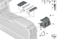 Дек.накладки на центральную консоль