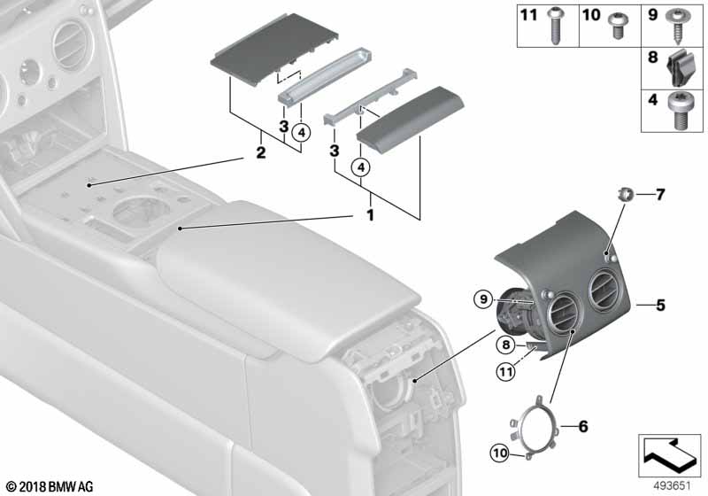 Дек.накладки на центральную консоль