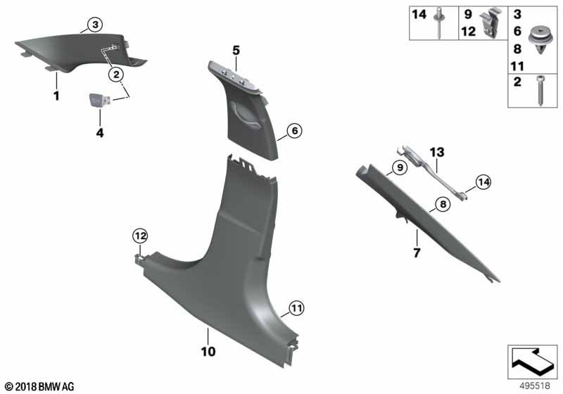 Облицовка Пд / Ср / Зд стойки