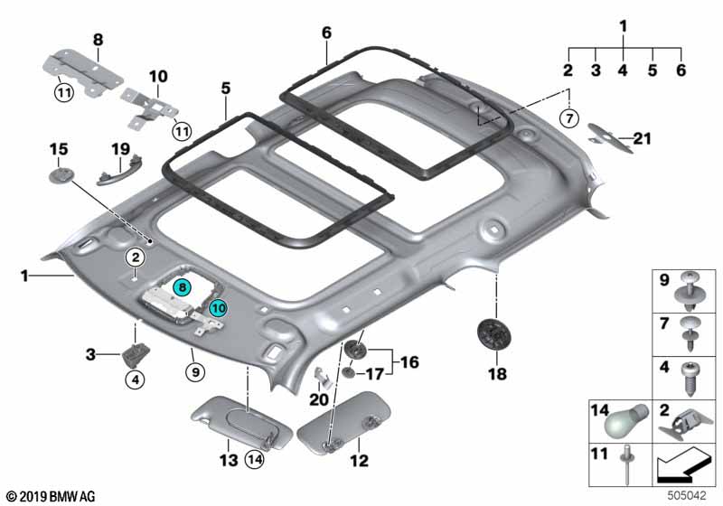 Потолок панорамной стеклянной крыши