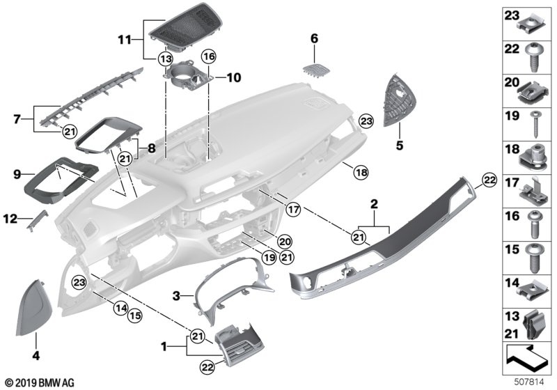 Доп.элементы панели приборов Вх