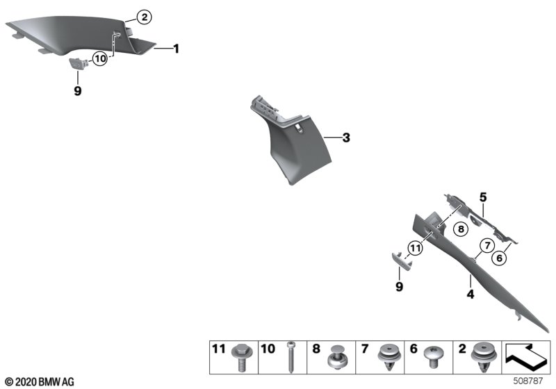Облицовка Пд / Ср / Зд стойки