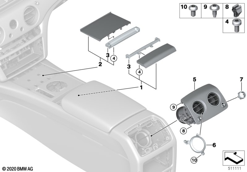 Дек.накладки на центральную консоль