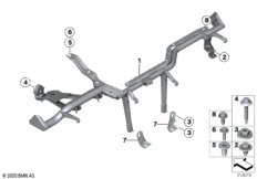 опора панели приборов