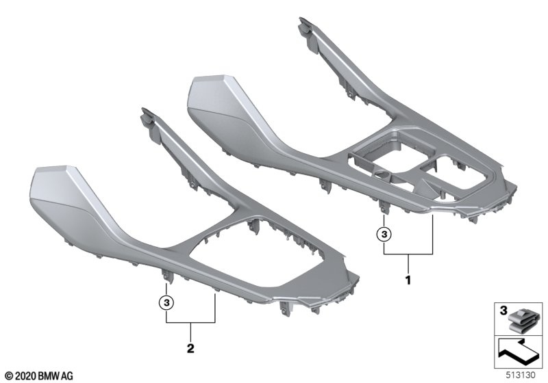 Дек.накладки на центральную консоль