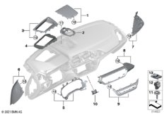 Доп.элементы панели приборов Вх