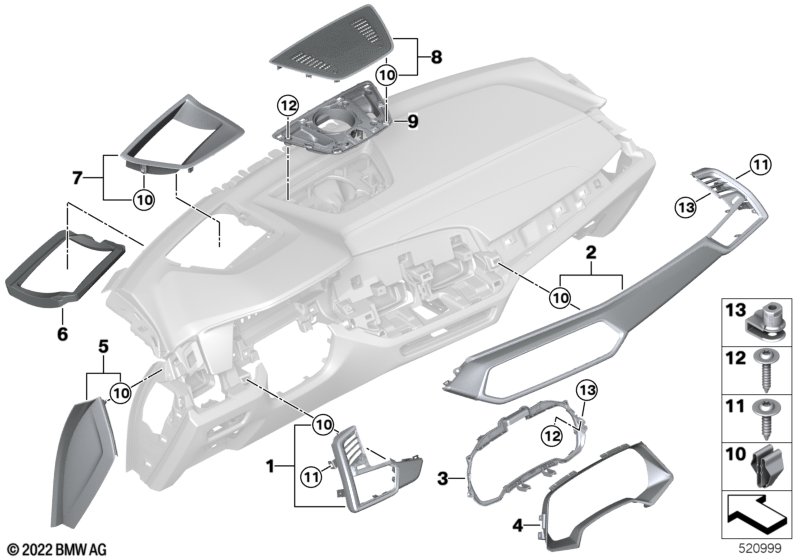 Доп.элементы панели приборов Вх