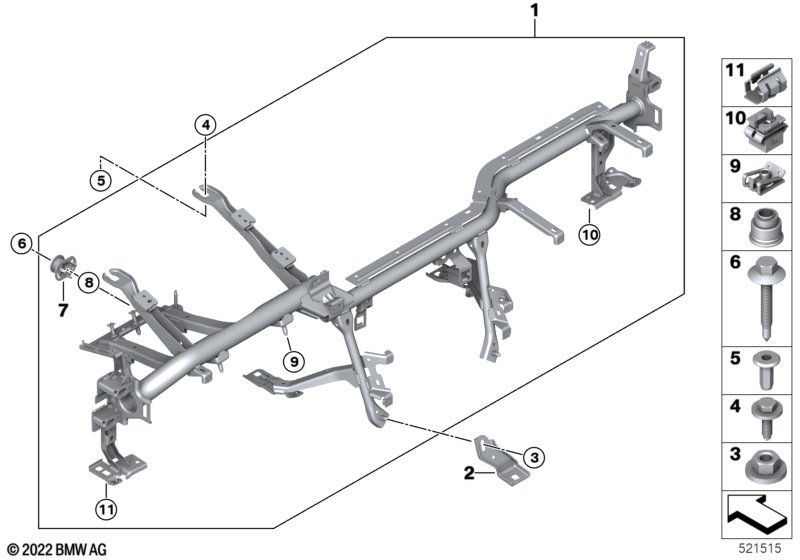 Балка приборной панели