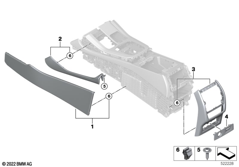 Доп.элементы центральной консоли