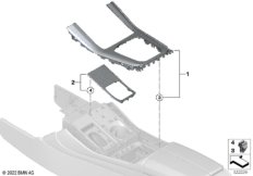 Дек.накладки на центральную консоль
