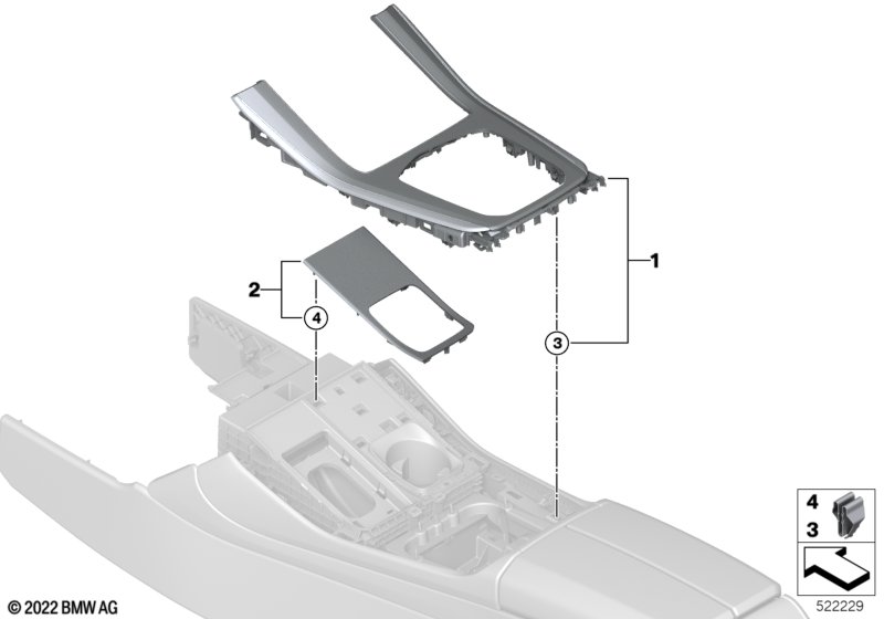 Дек.накладки на центральную консоль