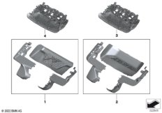 Кожух внутреннего зеркала заднего вида