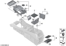 Отдел.для мелких вещей в центр.консоли