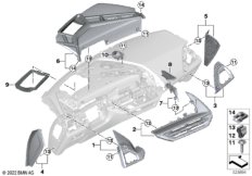 Доп.элементы панели приборов Вх