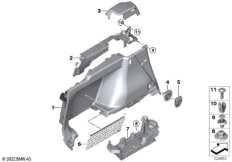 Обшивка багажного отделения PHEV слева