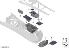 Отдел.для мелких вещей в центр.консоли