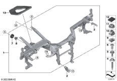 опора панели приборов