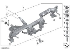 опора панели приборов