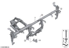 опора панели приборов