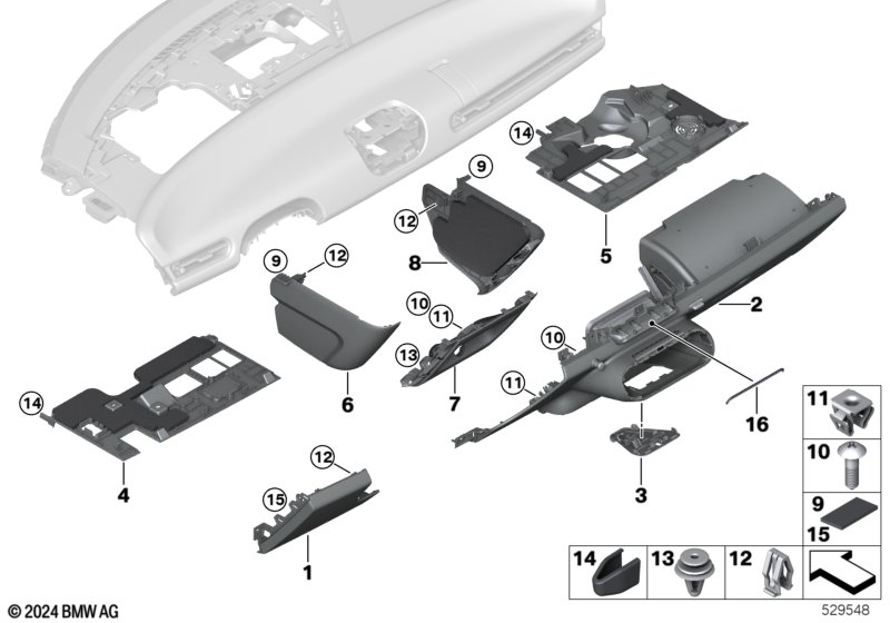 Доп.элементы панели приборов Нж.