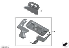 Кожух внутреннего зеркала заднего вида