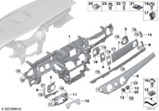 Панель приборов середина