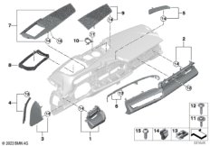 Доп.элементы панели приборов Вх