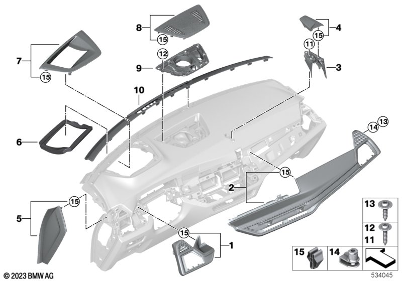 Доп.элементы панели приборов Вх