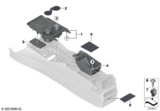 Отдел.для мелких вещей в центр.консоли
