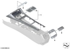Дек.накладки на центральную консоль