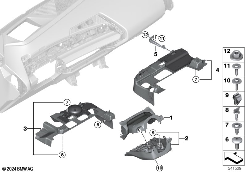 Доп.элементы панели приборов Нж.