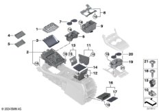 Отдел.для мелких вещей в центр.консоли