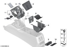 Отдел.для мелких вещей в центр.консоли