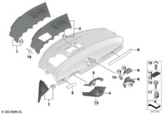Доп.элементы панели приборов Вх - Cooper