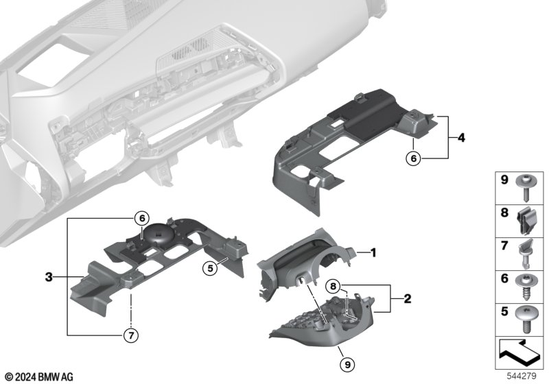 Доп.элементы панели приборов Нж.