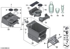 Отд.для мелк.вещ.центр.консоль зд.ч.сал.