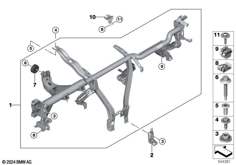 Балка приборной панели