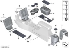 Отдел.для мелких вещей в центр.консоли