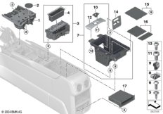 Отдел.для мелких вещей в центр.консоли