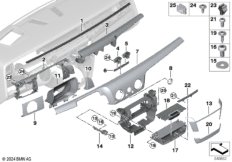 Панель приборов середина