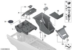 Отд.для мелк.вещ.центр.консоль зд.ч.сал.