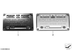 Эмблема с идентиф.номером - на заказ