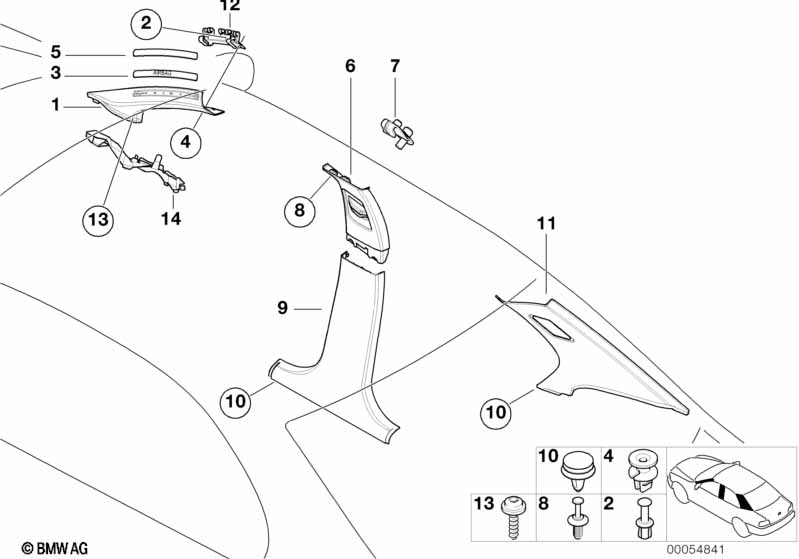 Облицовка Пд / Ср / Зд стойки
