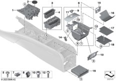 Отдел.для мелких вещей в центр.консоли