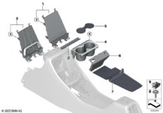 Отдел.для мелких вещей в центр.консоли