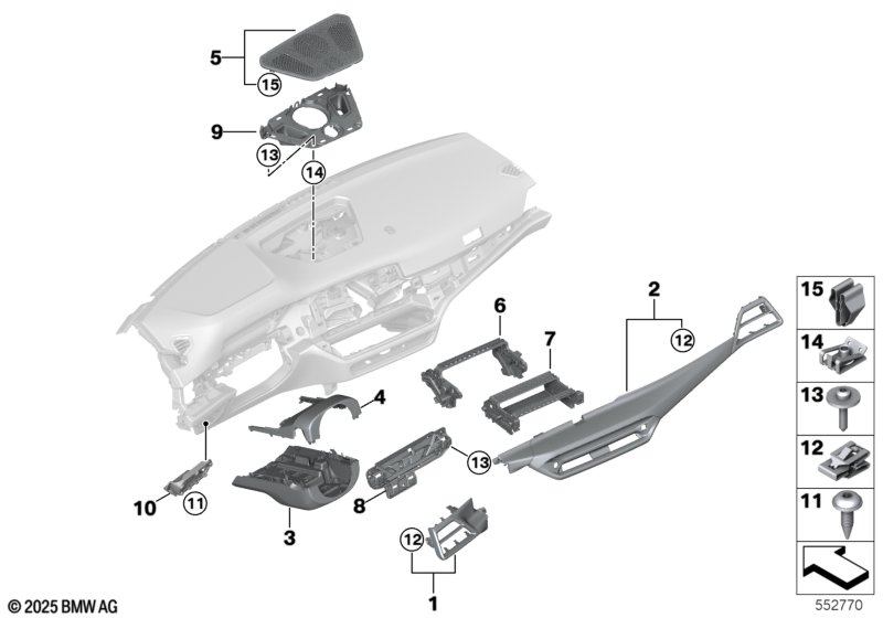 Доп.элементы панели приборов Вх