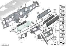Панель приборов середина